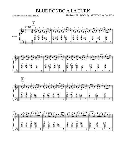 Blue Rondo A La Turk - Dave Brubeck