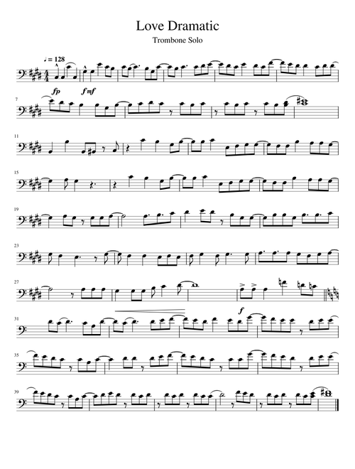Love is War: Love Dramatic - Trombone Solo