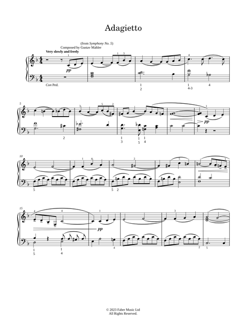 Adagietto from Symphony No.5 (4th Movement) - Gustav Mahler