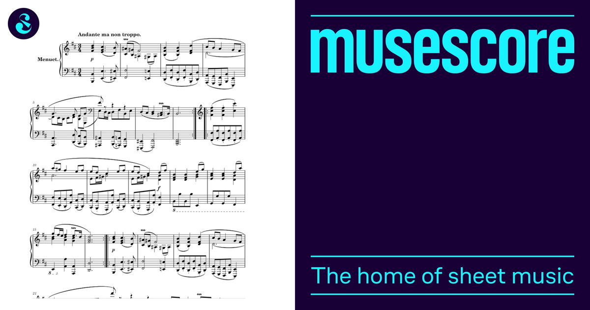 No. 6 Finale Menuet 6 pieces Sheet music for Piano (Solo)