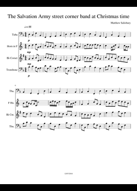 Free The Salvation Army Band by Msalis sheet music | Download PDF
