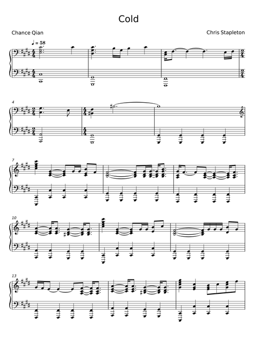 Cold - Chris Stapleton