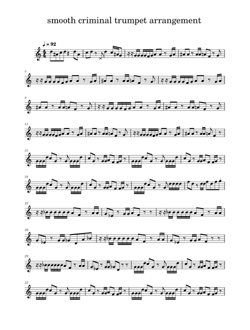 Smooth criminal – Michael Jackson