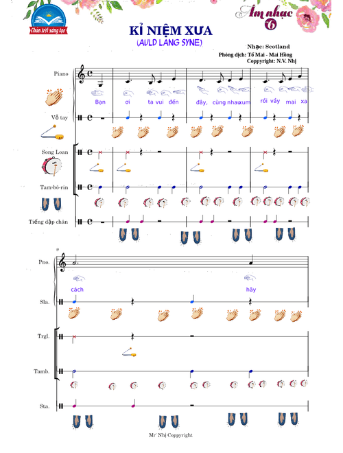 AULD LANG SYNE  Kỷ Niệm Xưa -Full