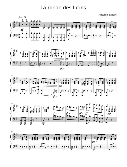 Scherzo Fantastique, Op.25 – Antonio Bazzini