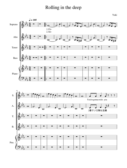 Rolling_in_the_deep 完全版