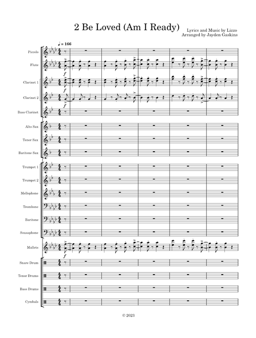 Am I Ready (To Be Loved) - Marching Band