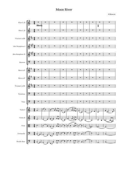 Moon River – Henry Mancini Moon River