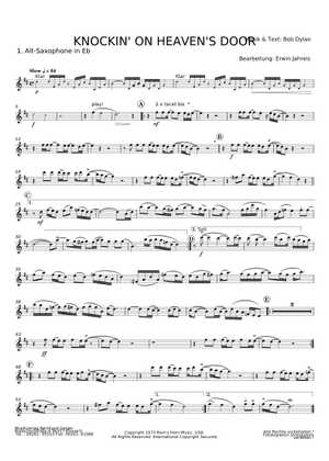 Knockin on heavens door – Bob Dylan Sheet Music for Saxophone alto