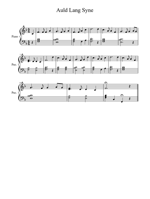 Auld Lang Syne