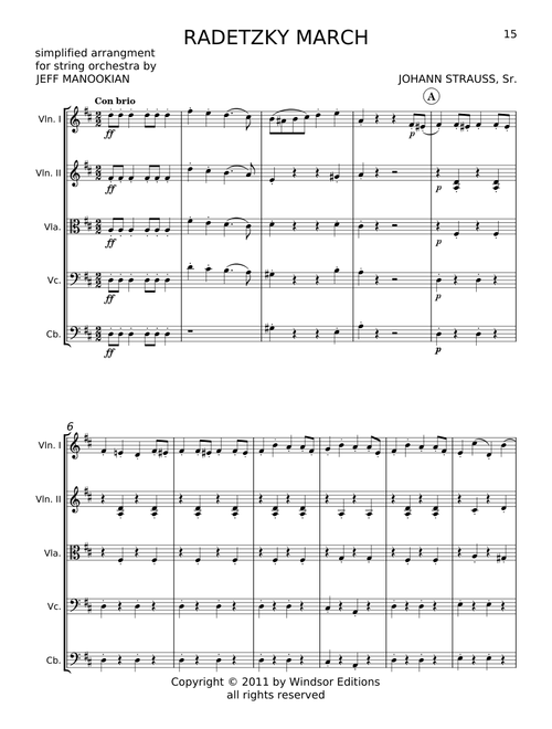 Radetzky March - Johann Strauss Jr.