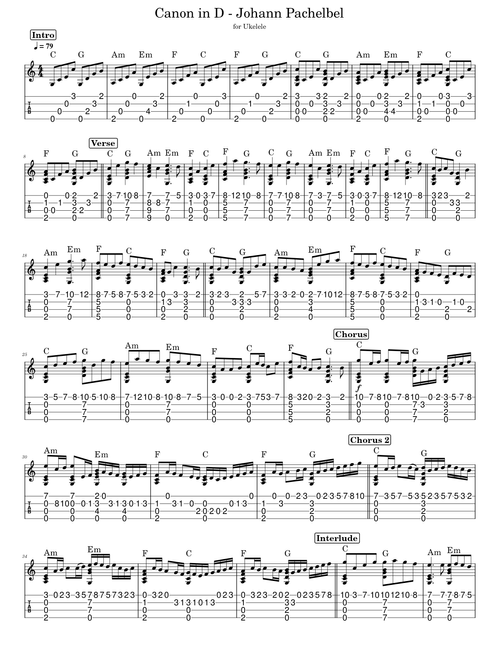 Canon in D - Johann Pachelbel