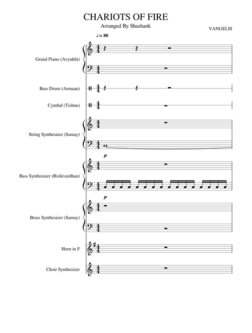 CHARIOTS OF FIRE- Vangelis