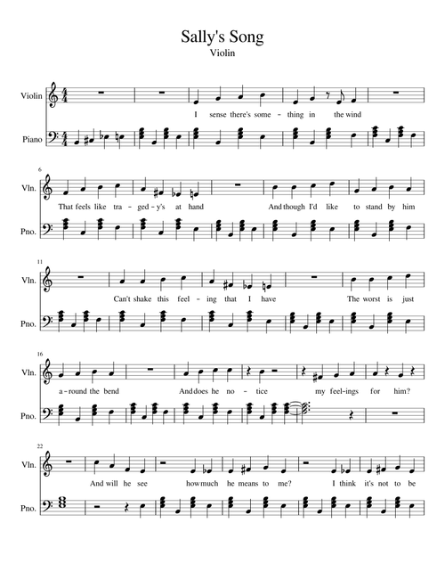 Sally's Song