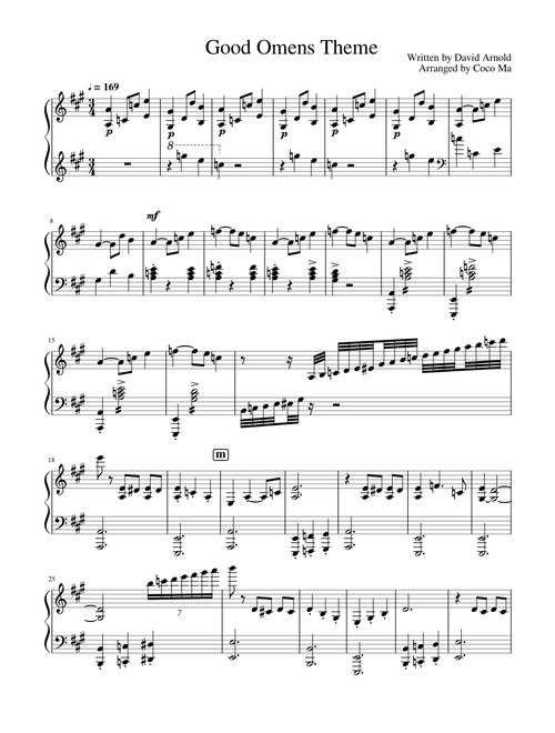 Good Omens Opening Theme (Advanced)