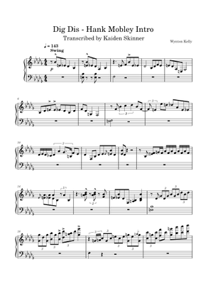 Dig Dis Sheet Music with Chords for Piano (Solo) | MuseScore.com