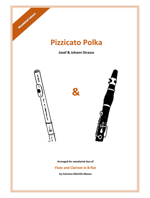 Pizzicato Polka (Flute & Clarinet Duet) (Arr. Catriona Melville-Mason) - Josef & Johann Strauss (Instrumental Duet)