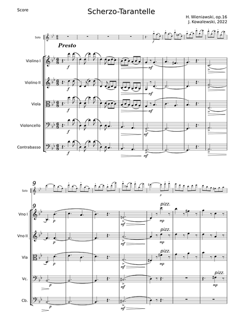 Scherzo-Tarantelle - H. Wieniawski