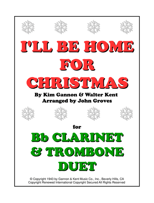 I'll Be Home For Christmas (Arr. John Groves) - Rascal Flatts (Instrumental Duet)