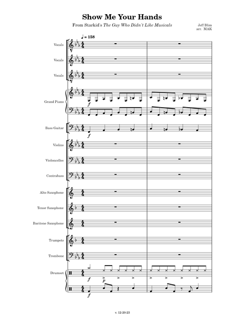 Show Me Your Hands (from Starkid's The Guy Who Didn't Like Musicals)