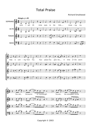 Total praise – Richard Smallwood Total Praise Sheet Music for