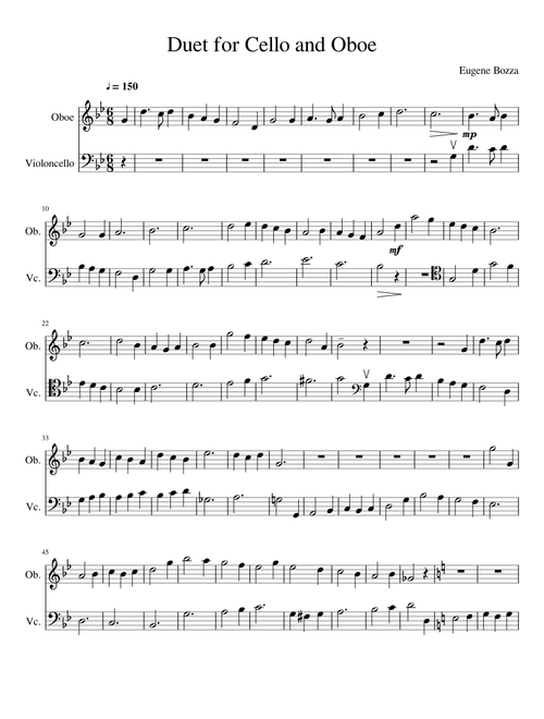 Duet for Cello and Oboe