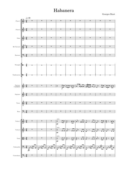 Habanera – Georges Bizet - Orchestra