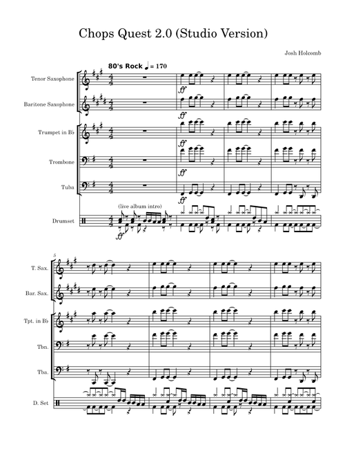 ChopsQuest 2.0 - Lucky Chops (Transcription)