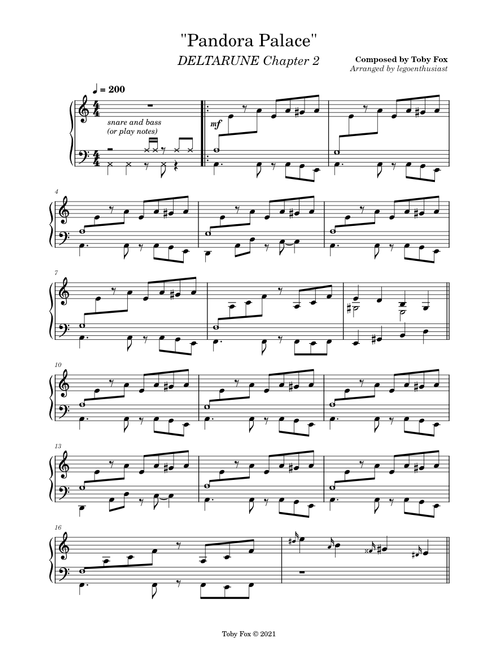 Pandora Palace - DELTARUNE Chapter 2