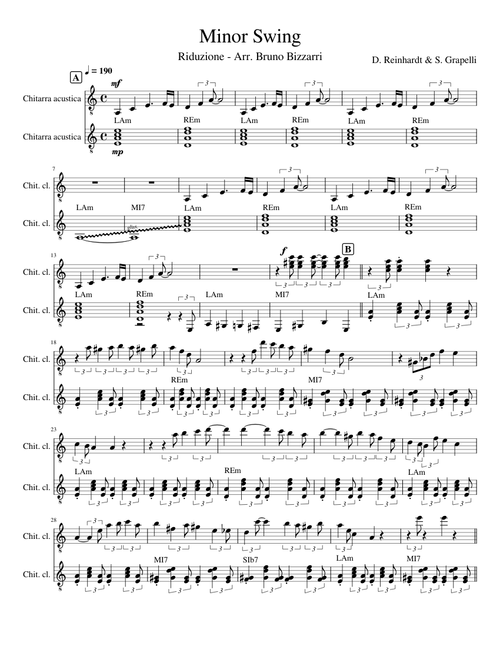 Minor Swing – Django Reinhardt et Stéphane Grappelli Minor Swing