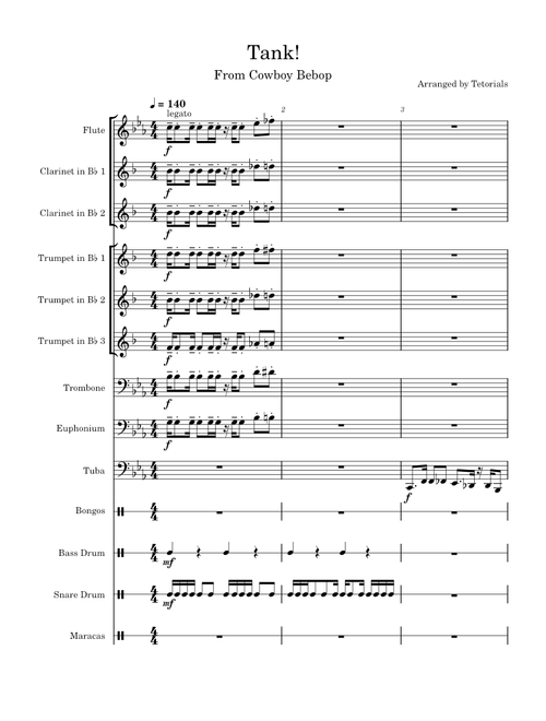 Tank! (From Cowboy Bebop) – Yoko Kanno - Band Version