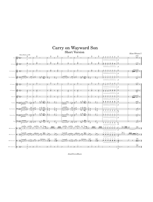 Carry On Wayward Son – Kerry Livgren