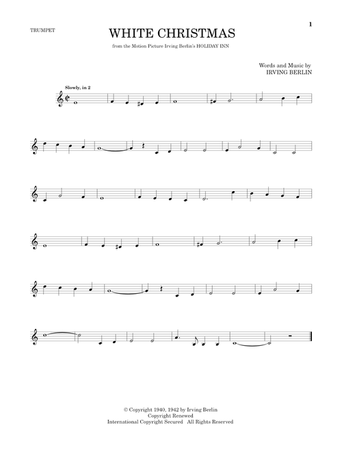 White Christmas - Irving Berlin (Trumpet Solo)