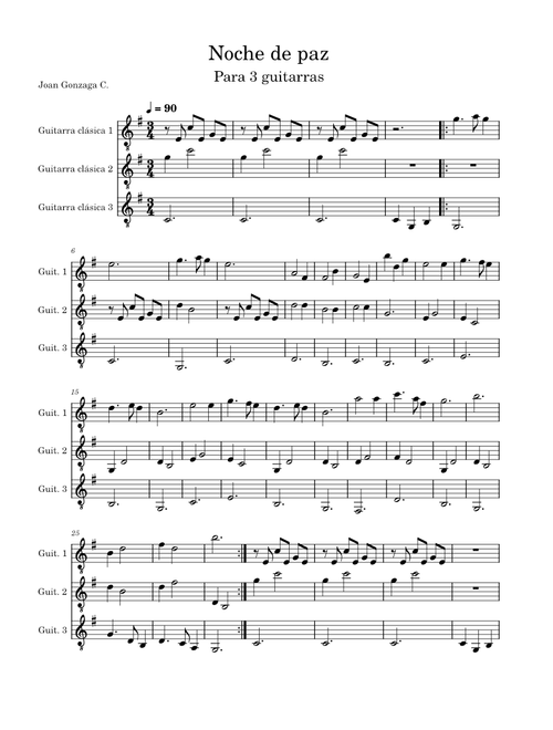 Noche de paz – Canción Popular