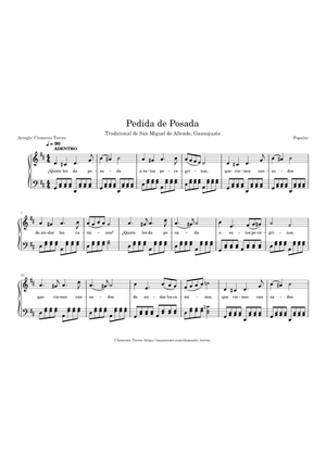 Pedida de posada (Quién les da posada a estos peregrinos) – Canciones ...