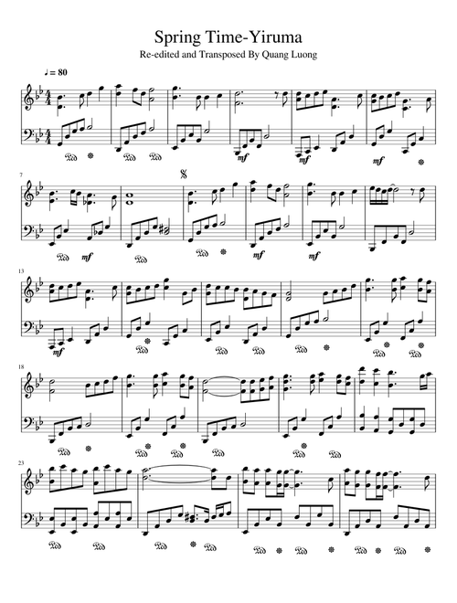Spring Time - Yiruma