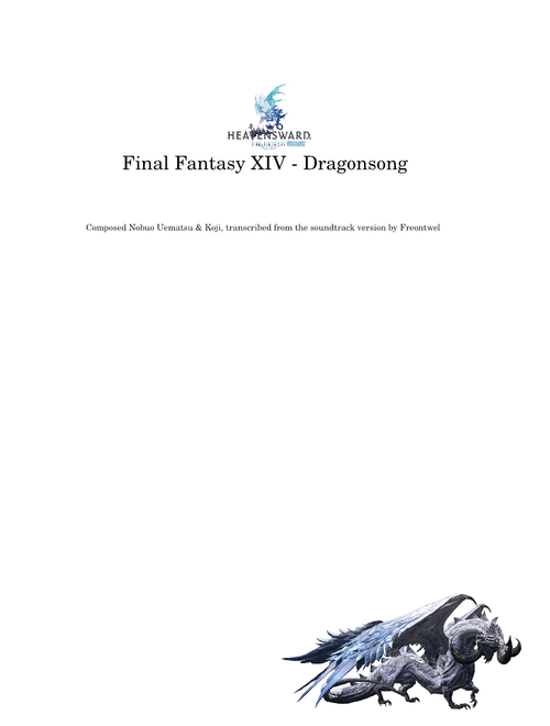 Final Fantasy XIV - Dragonsong (Orchestral Score)