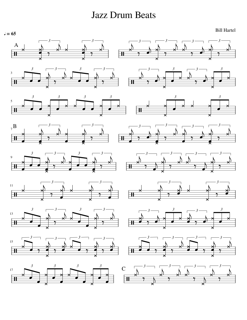 Beginner jazz drum beats cheap