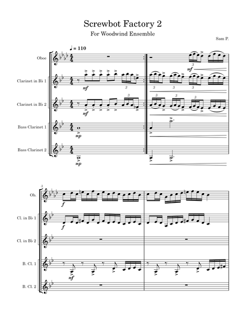 Screwbot Factory 2 - Woodwind Ensemble - Tsunku