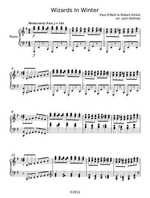 Wizards in winter - Trans-Siberian Orchestra