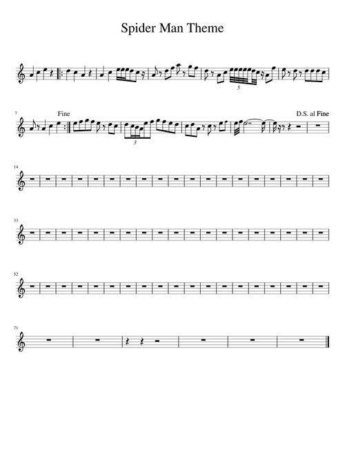 Spiderman theme song