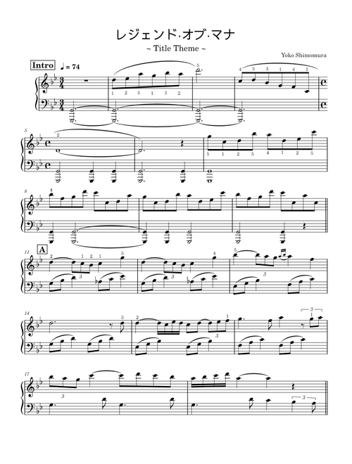 Legend of Mana - Title Theme