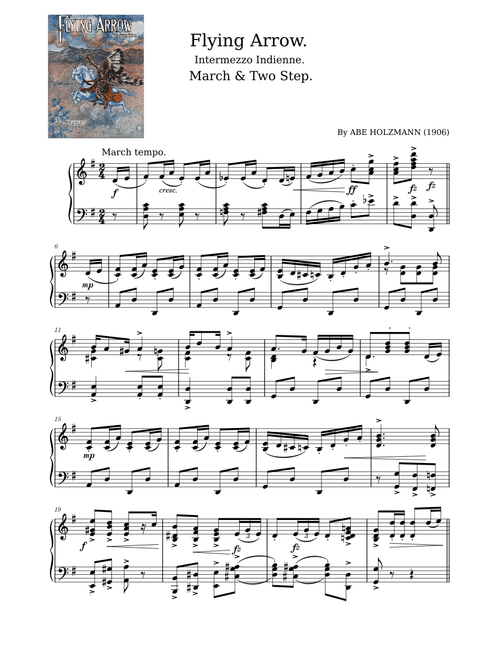 Flying Arrow by Abe Holzmann (1906)