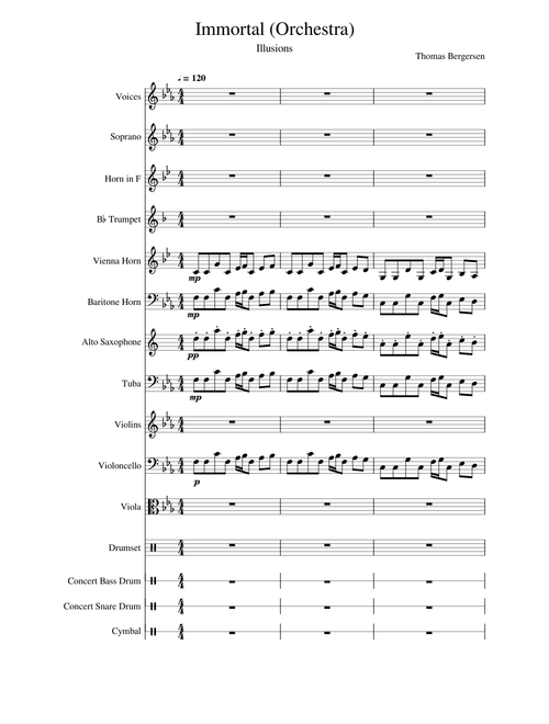 Thomas Bergersen - Illusions - Immortal [Orchestral transcription] [Version 2]