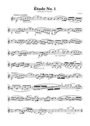 pale rose étude 32 Etudes for Clarinet – Cyrille Rose rose etude no.20 for flute