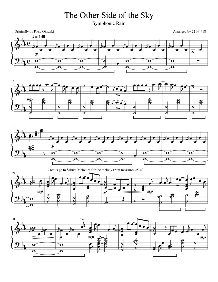 ＢＢ楽譜「AFTER THE RAIN」SAMMY NESTICO（絶版） After the Rain - Guitar