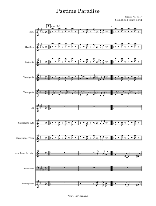 Pastime Paradise – Youngblood Brass Band