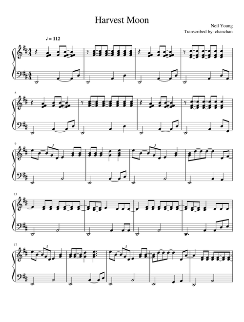 chanchan321 | Free sheet music | Download PDF or print on