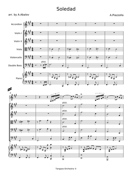 Soledad - Astor Piazzolla