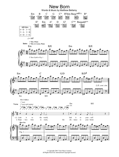 New Born - Muse (Guitar Tab)